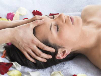 Indian head & face massage